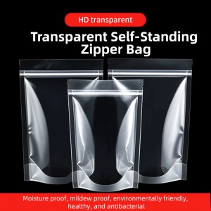 Clear Stand Up Zip Lock Bag