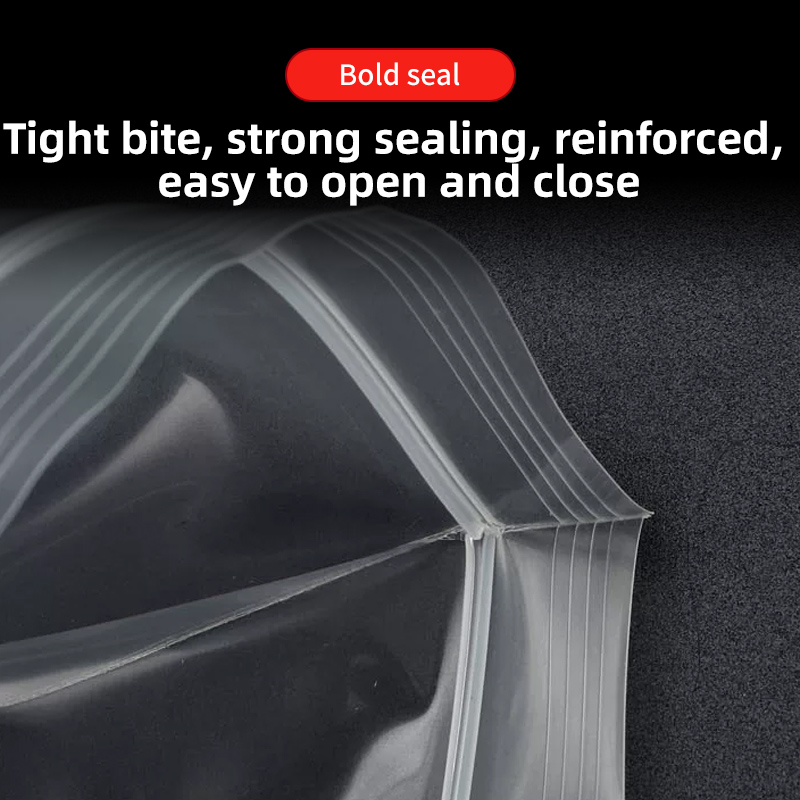 Transparent Self-standing Zipper Bag