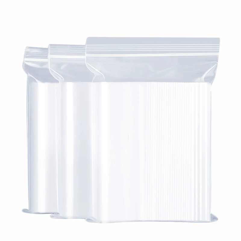 Transparent Self-standing Zipper Bag