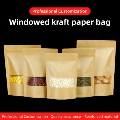 Windowed Kraft Paper Bag