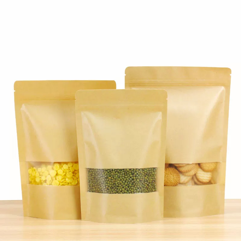 Windowed Kraft Paper Bag