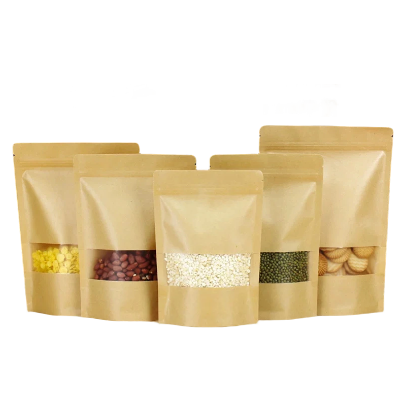Windowed Kraft Paper Bag